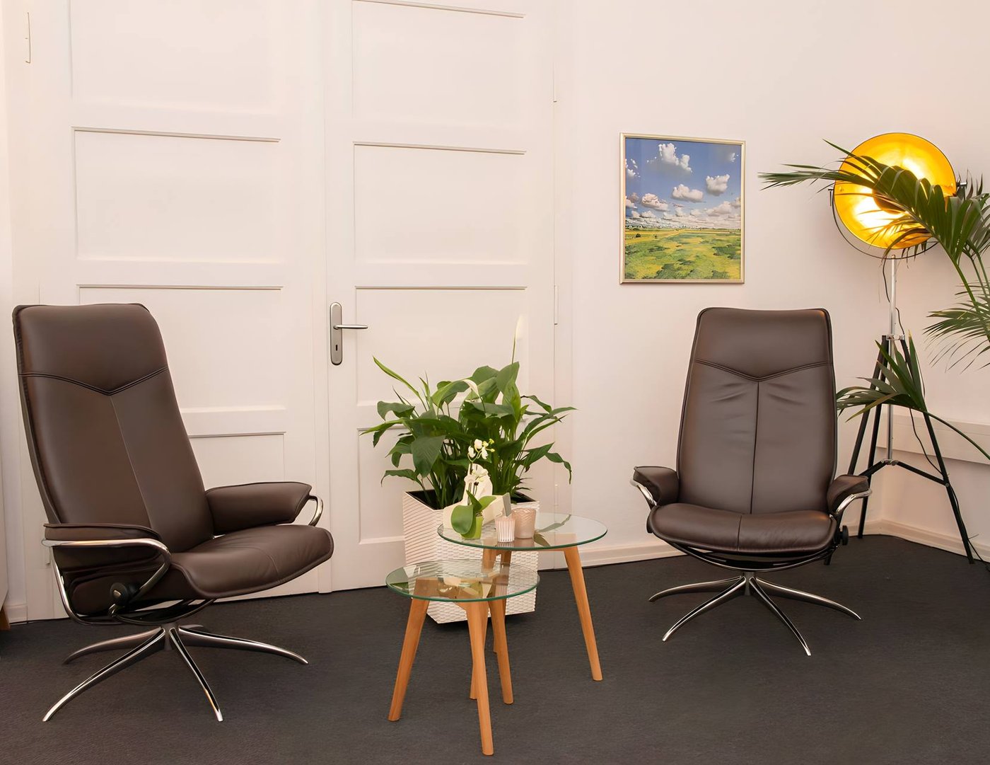 Therapieraum der Praxis für Psychotherapie in Wiesbaden, Adolfsallee 47